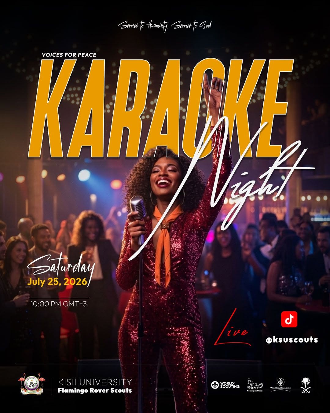Voices for peace: karaoke night is here!